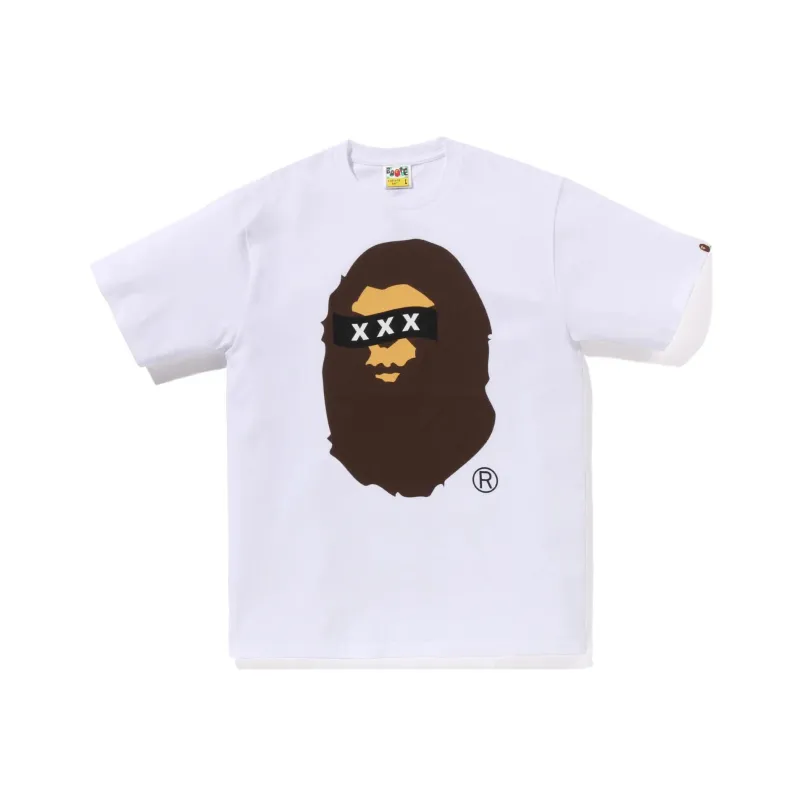 Bape X God Selection Xxx Ape Head Tee-0