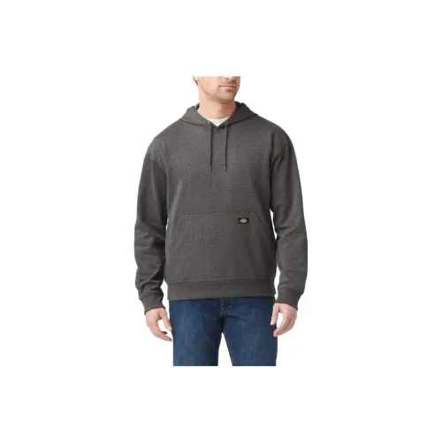 Dickies Midweight Fleece Hoodie Sweatshirt Men's Dark Gray