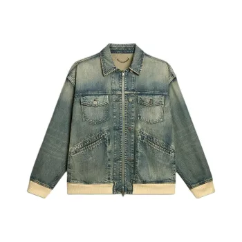 Golden Goose Zip up Denim Jacket