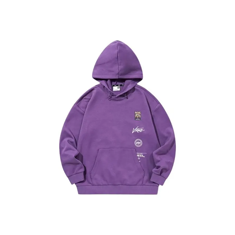 QIAODAN Sweatshirts Men Mauve-0