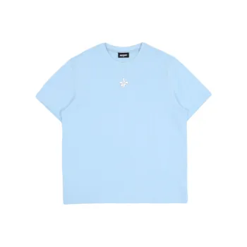 Nerdy Jasmine Milk White Co branded Model T Shirts Unisex Sky Blue