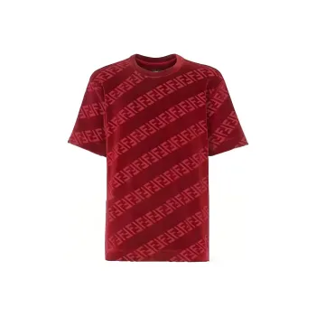 FENDI T Shirts Men Red