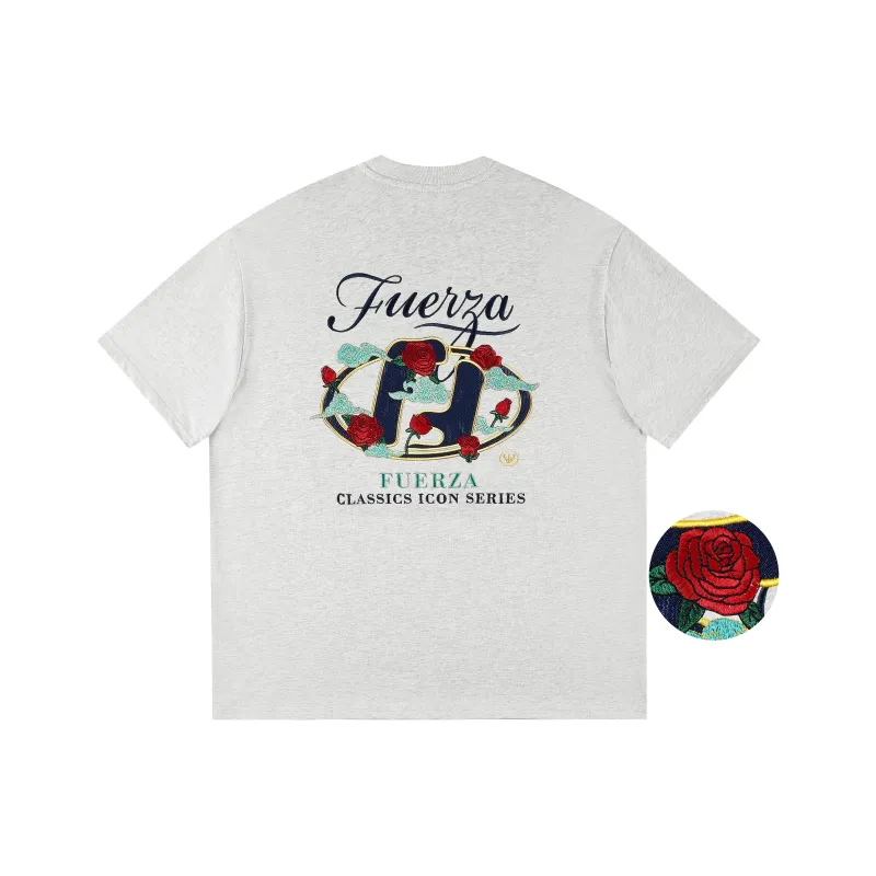 FUERZA Drop Shoulder Sleeve T-Shirt Unisex-9