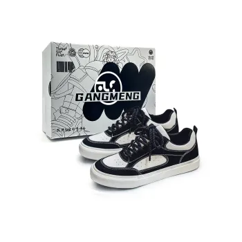 Hong Kong Meng Anti Slip And Wear Resistant Height Increasing Low Top Skateboard Shoes Men's