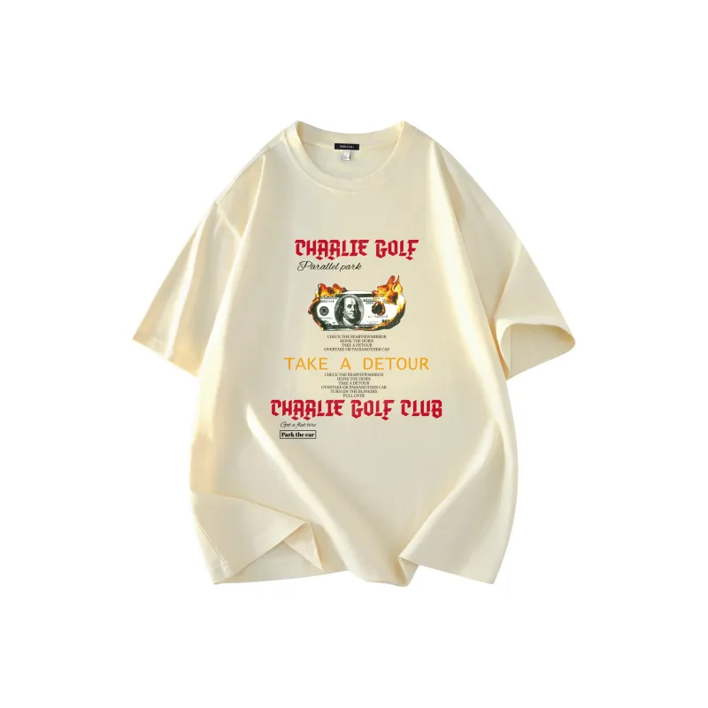 CHARLIE GOLF T Shirt Unisex Black-6