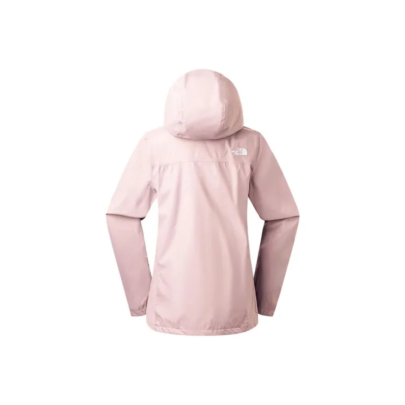 THE NORTH FACE Outdoor Hiking Waterproof, Windproof, And Breathable Windbreaker Jacket Women's Pink-1