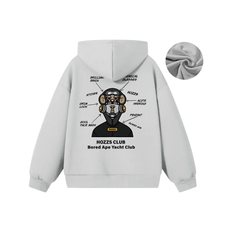 HOZZS x WULIAOYUAN LIANMINGKUAN Pullover Hooded Fleece Lined Hoodies & Sweatshirts Unisex-17