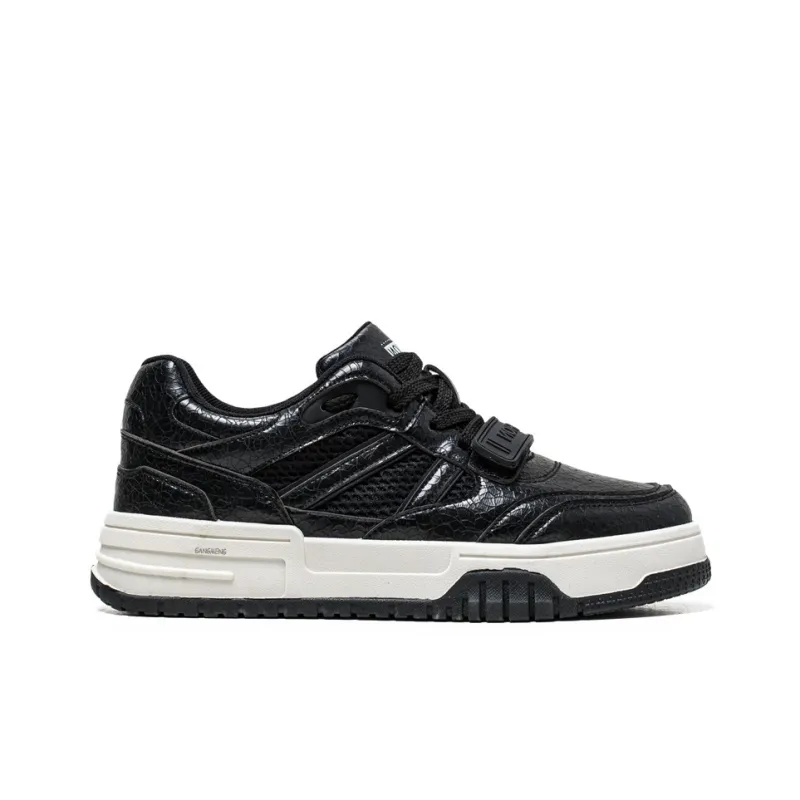 Hong Kong Meng Slip Resistant Breathable Height Increasing Low Top Skateboard Shoes Men's-2