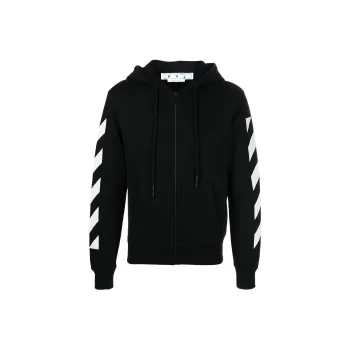 OFF WHITE Diag Arrow Slim Zip Hoodie
