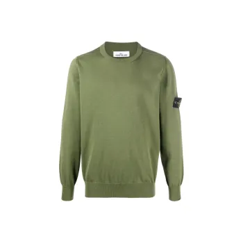 STONE ISLAND Sweatshirts Men Army Green