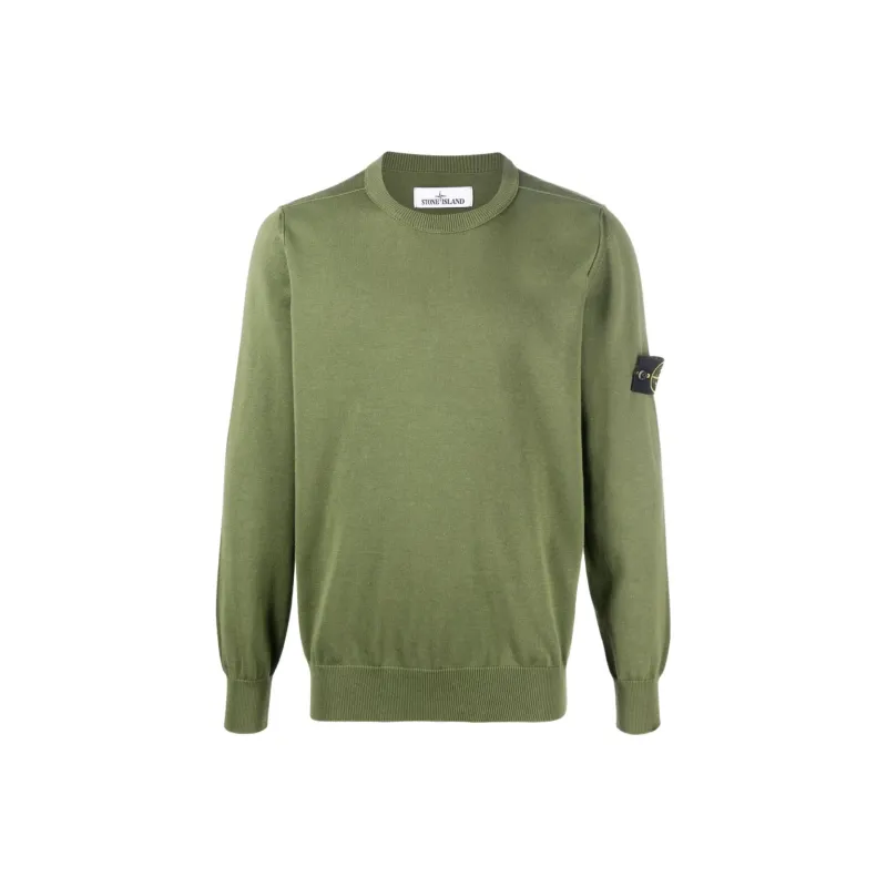 STONE ISLAND Sweatshirts Men Army Green-0