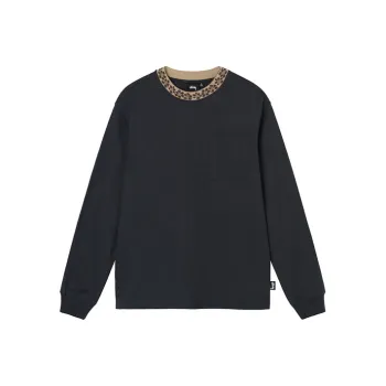 Stussy Flower Mock Neck Long Sleeve Crew