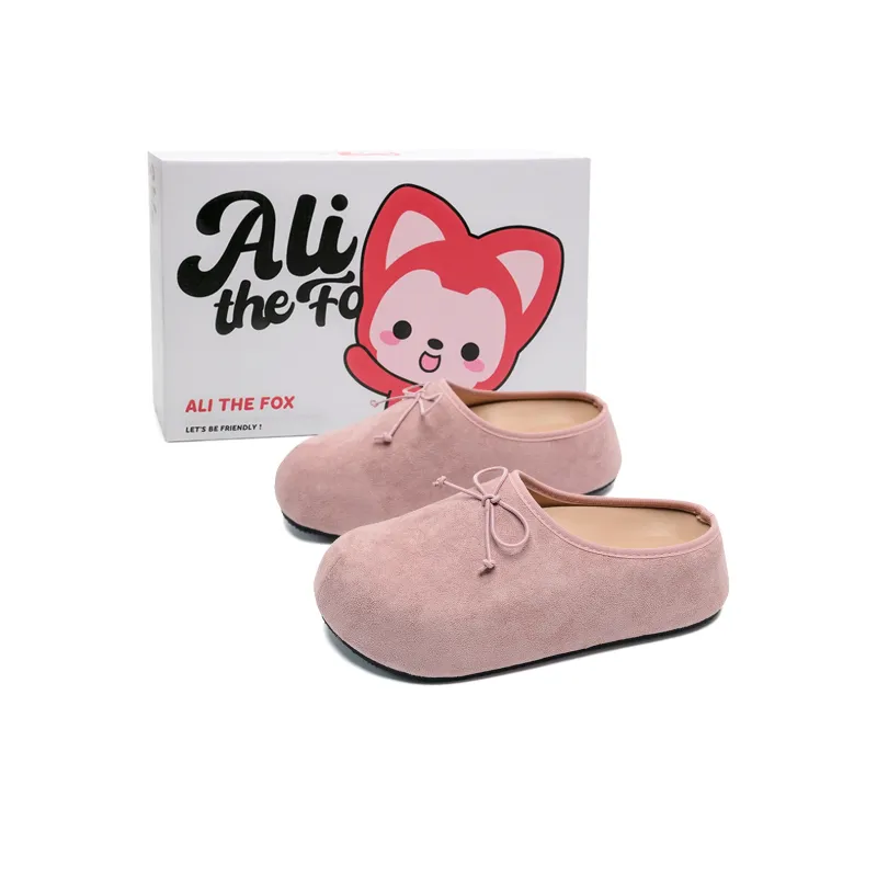 ALI THE FOX Quiet Odor Resistant Abrasion Resistant Slip Resistant Closed Toe Slippers Women's-7