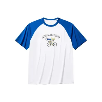 CHAOJIANTA x ZOLA T Shirt Men's Snowflake White/Wufeng Blue