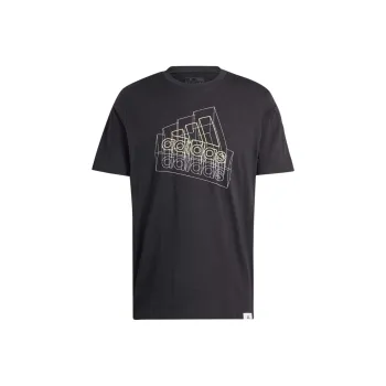 Adidas TECH BADGE OF SPORT T-Shirt Men's Black