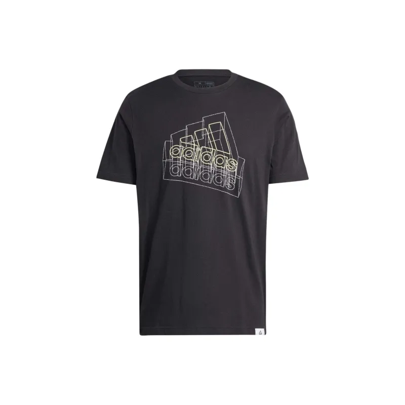 Adidas TECH BADGE OF SPORT T-Shirt Men's Black-0