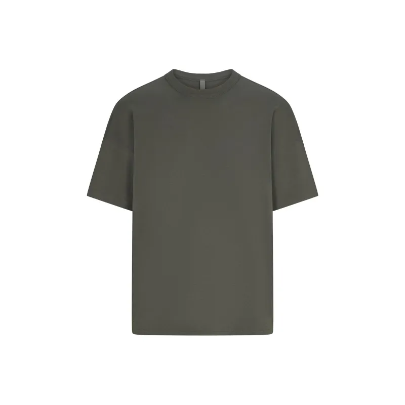 SKIMS SS25 JERSEY LOUNGE MENS OVERSIZED T-SHIRT T-Shirt Men's BASIL/Basil Green-0