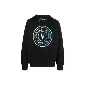 VERSACE JEANS COUTURE Logo Print Hoodie