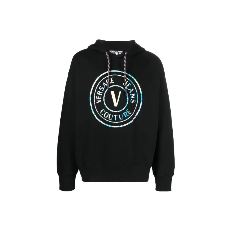VERSACE JEANS COUTURE Logo Print Hoodie-0