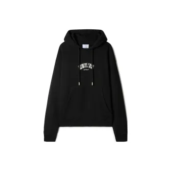 OFF WHITE Logic Cotton Hoodie