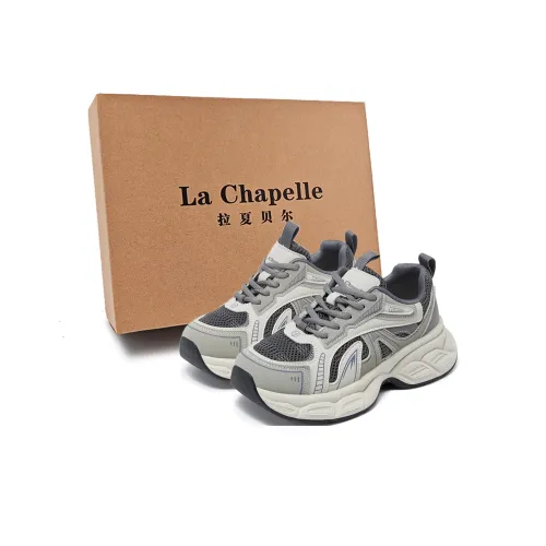 La Chapelle Low Top Chunky Sneakers Women's Haze Gray