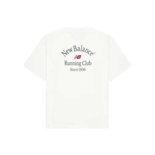 New Balance T Shirt Men's Ivory White