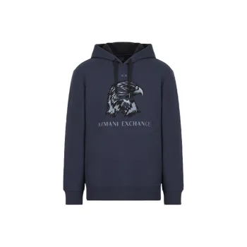 ARMANI EXCHANGEAE SS22 Sweatshirt Men's Navy Blue