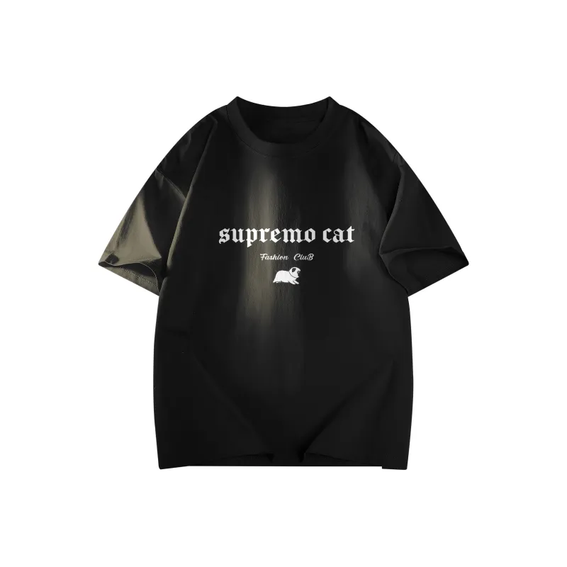 Supremo Cat T Shirts Unisex-0