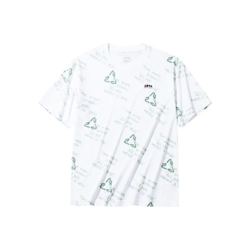 Anta Life Collection T Shirt Unisex Snowflake White-0