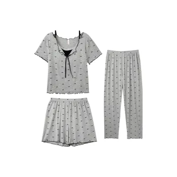 Sleeping Beauty Pajama Set Women's Gray