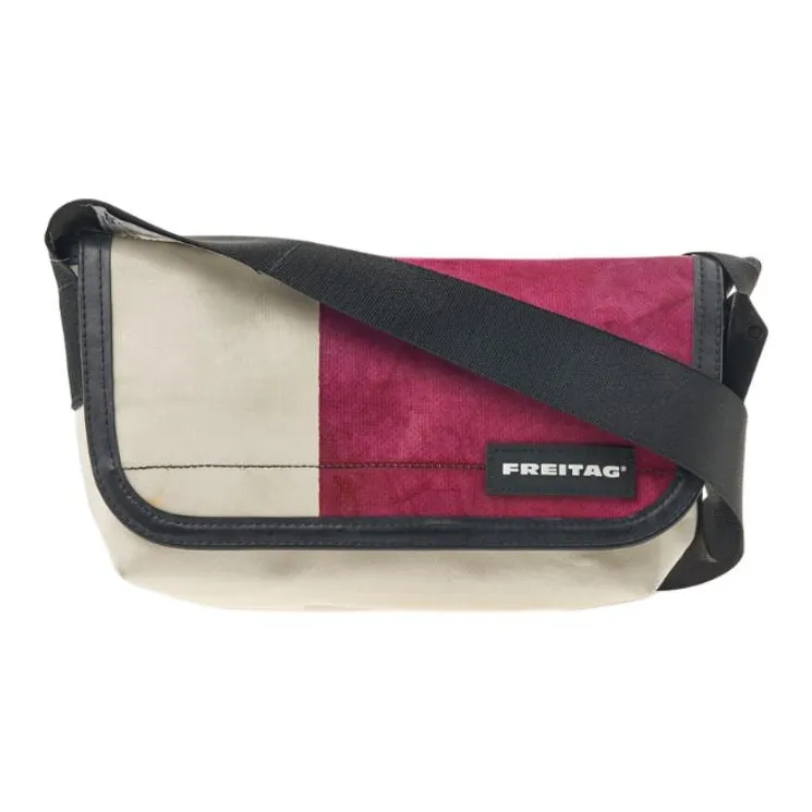 FREITAG Polyester Crossbody Bag Women's Red With Ivory-0