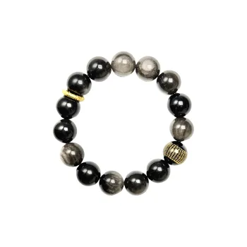 Many Blessings Obsidian Bracelets Unisex