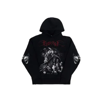 Revenge CEMETERY HOODIE Sweatshirt Unisex Black