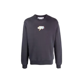 OFF WHITE Thund Skate print Sweatshirt