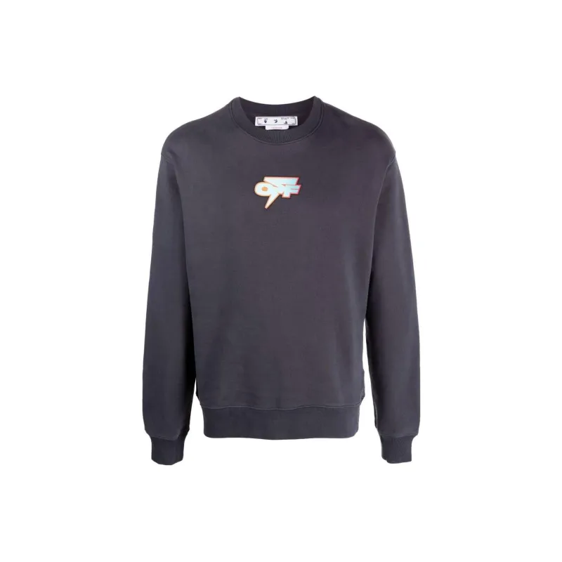 OFF WHITE Thund Skate print Sweatshirt-0