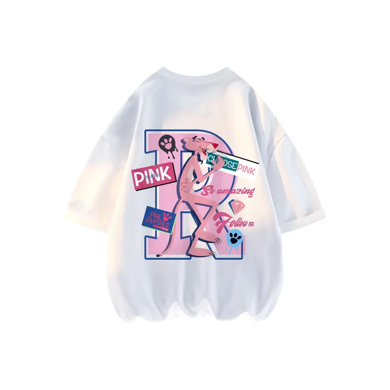 PINK PANTHER T-Shirt Unisex Summer-0