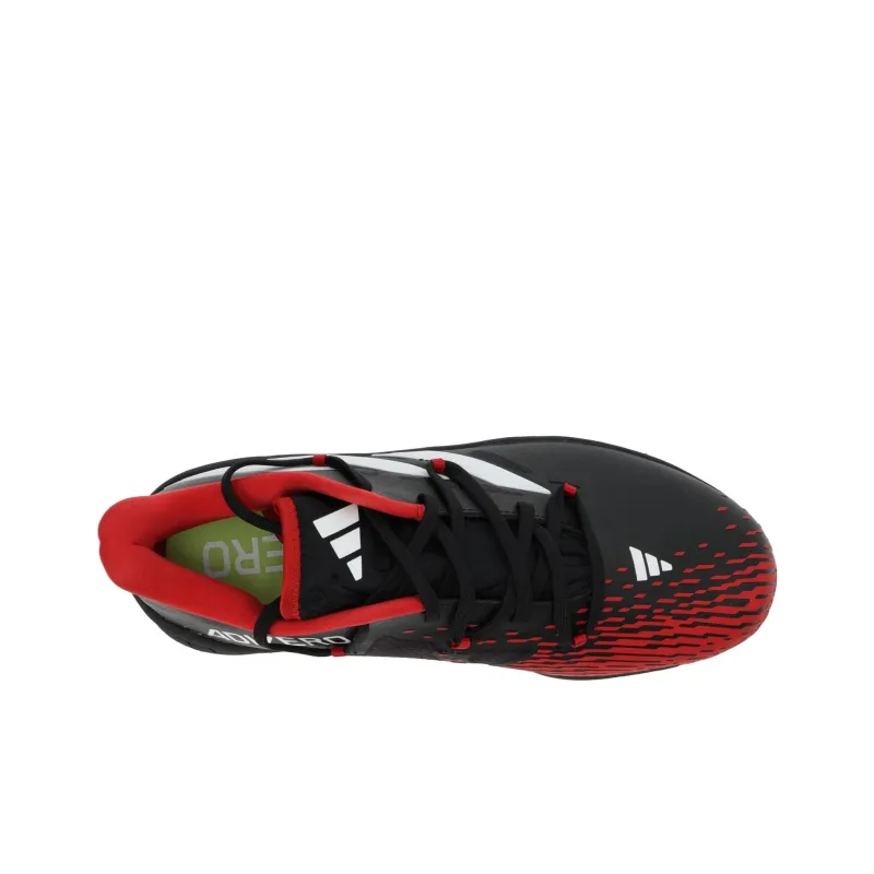 Adidas Afterburner 9 Low Top Upper Height Anti Slip And Wear Resistant Functionality Baseball Shoes Men's Black Red-2
