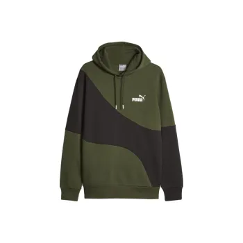PUMA Hoodie POWER Cat Homme Sweatshirt Men's Green