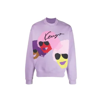 KENZO Sweatshirts Men Purple
