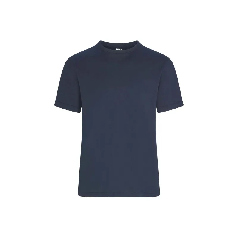 SKIMS COTTON MENS CLASSIC T SHIRT T Shirt Men's NAVY/Marine Blue-0