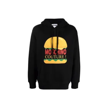 MOSCHINO Hamburger Couture Logo Hoodie