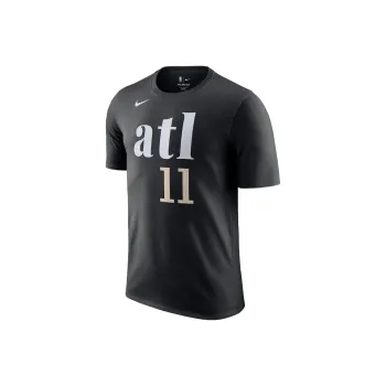 NBA Atlanta Hawks Nike City Edition Name & Number Trae Young T-Shirt Men's Black