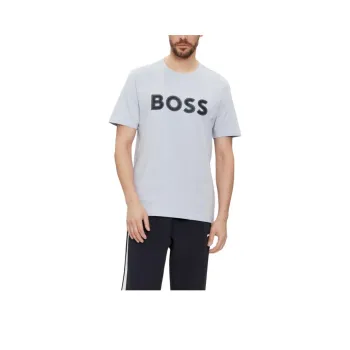 HUGO BOSS Logo print Cotton T shirt