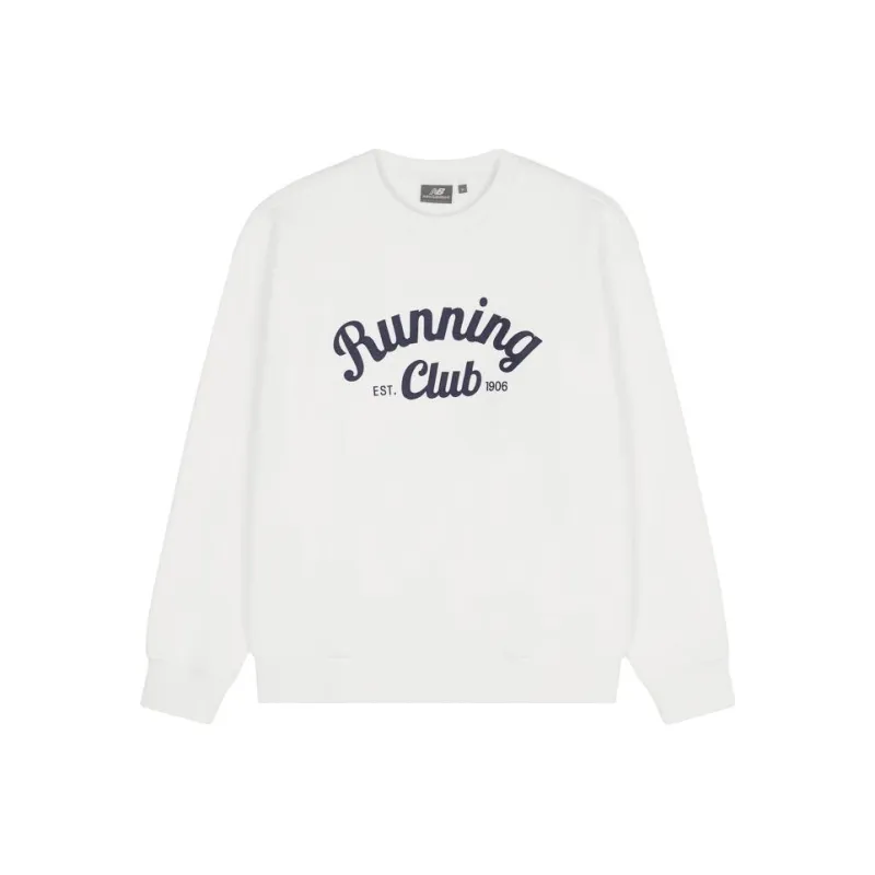 New Balance Sweatshirts Unisex Ivory White-0