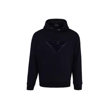 EMPORIO ARMANI Sweatshirts Men Navy Blue