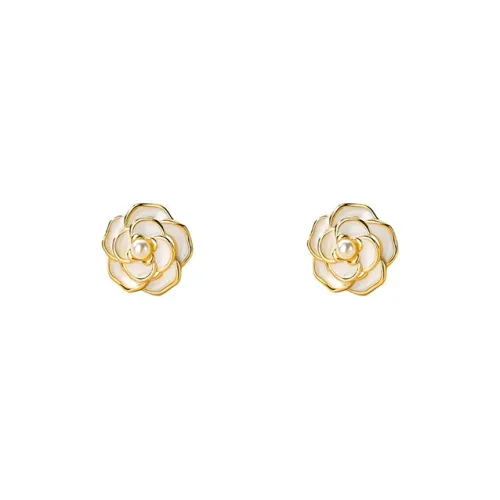 ALI THE FOX S925 Silver Stud Earrings Women's
