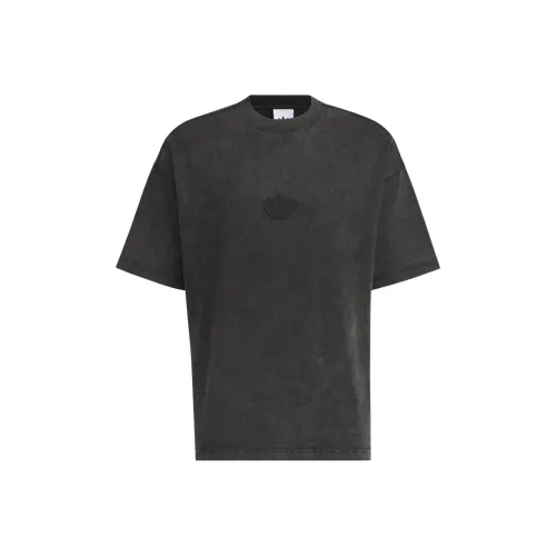Adidas Originals WASHED SHORT SLEEVE T SHIRT T Shirt Men's Black