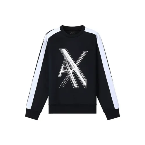 ARMANI EXCHANGE Sweatshirts Men Dark Marine Blue
