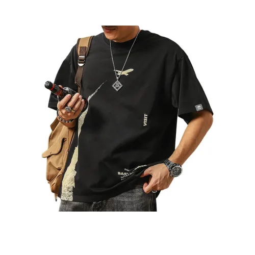 Seasonal Words T Shirt Men's Black