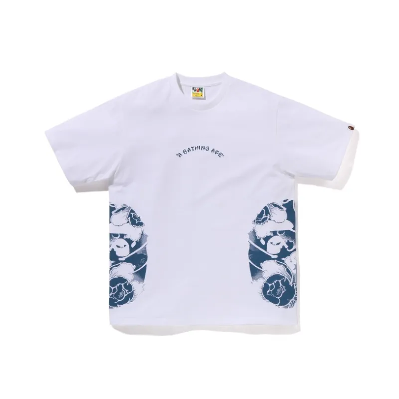 Bape Japanese Tattoo Side Big Ape Head Tee-4